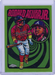 Ronald Acuna Jr 2024 Topps Chrome Ultraviolet All-Stars SSP