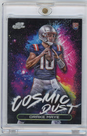 Drake Maye 2024 Topps Chrome Cosmic Cosmic Dust rookie card