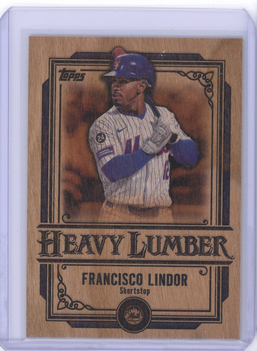 Francisco Lindor 2025 Topps Heavy Lumber SSP