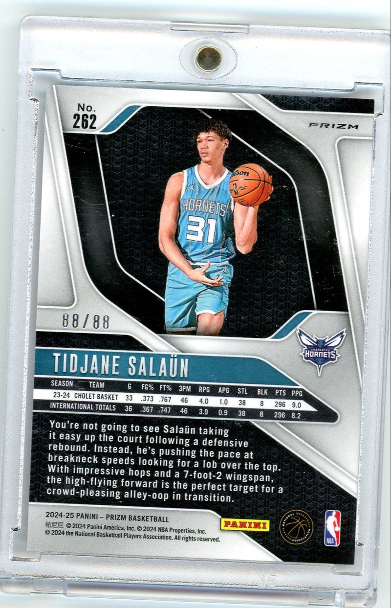 Tidjane Salaun 2024-25 Panini Prizm RC 