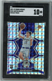 Austin Reaves 2021-22 Panini Mosaic Mosaic prizm RC SGC 10