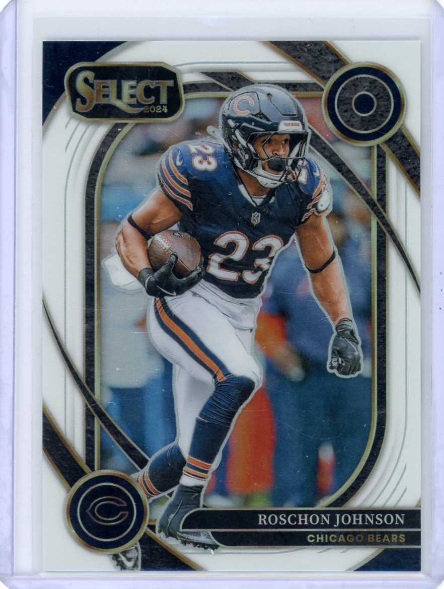 Roschon Johnson 2024 Panini Select Club Level White Prizm #'d 3/35