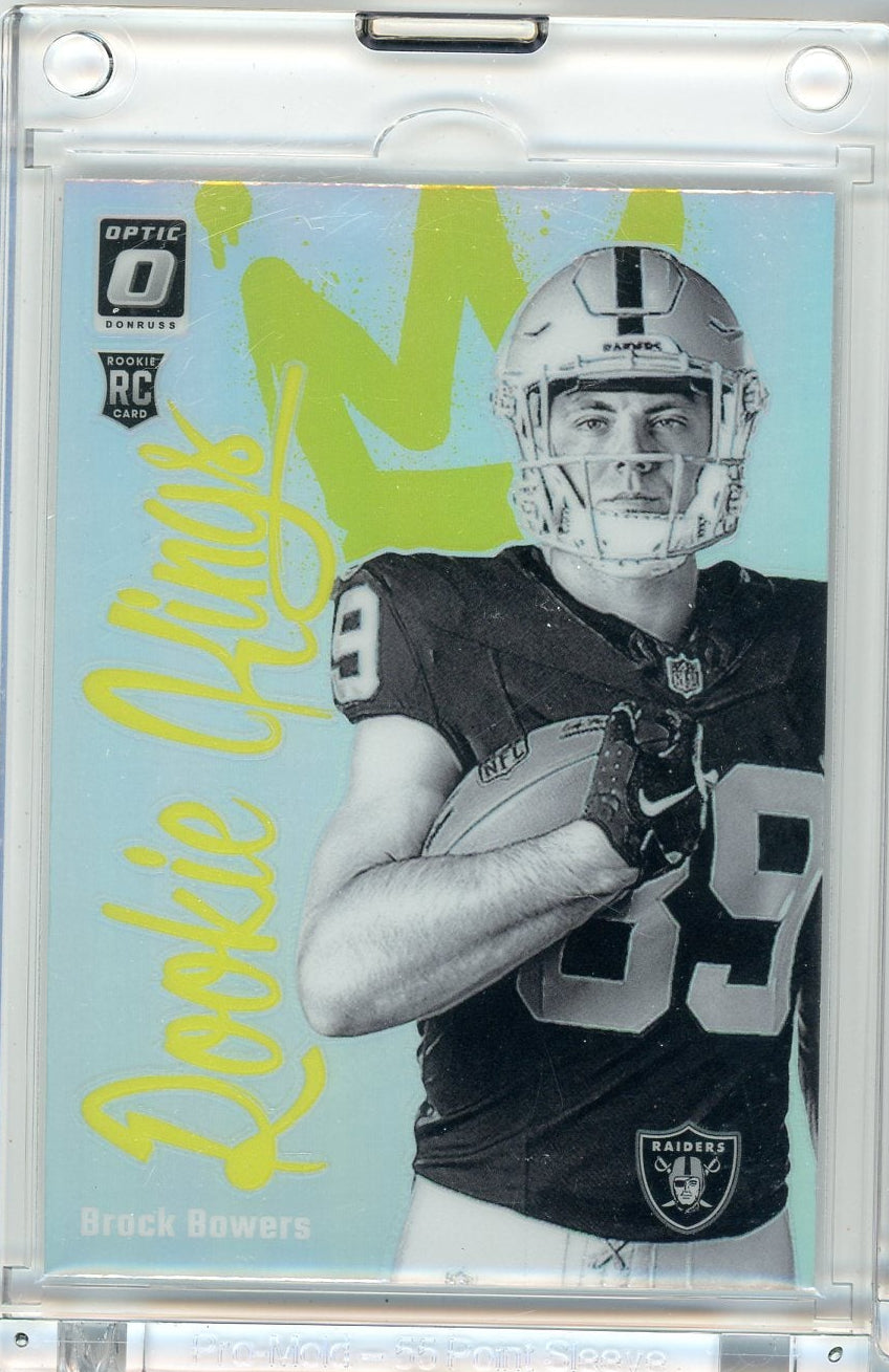 Brock Bowers 2024 Panini Donruss Optic Rookie Kings SSP