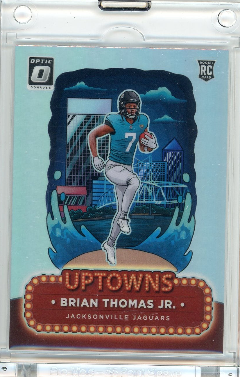 Brian Thomas Jr. 2024 Panini Donruss Optic Uptowns Rookie SSP