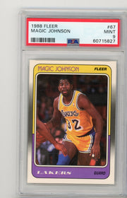 Magic Johnson 1988 Fleer #67 PSA 9