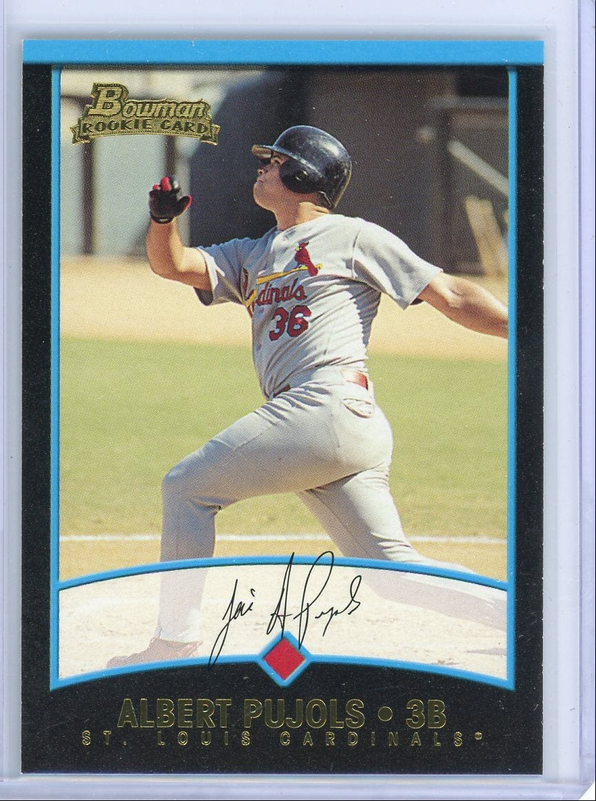 Albert Pujols 2001 Bowman Rookie Card #264