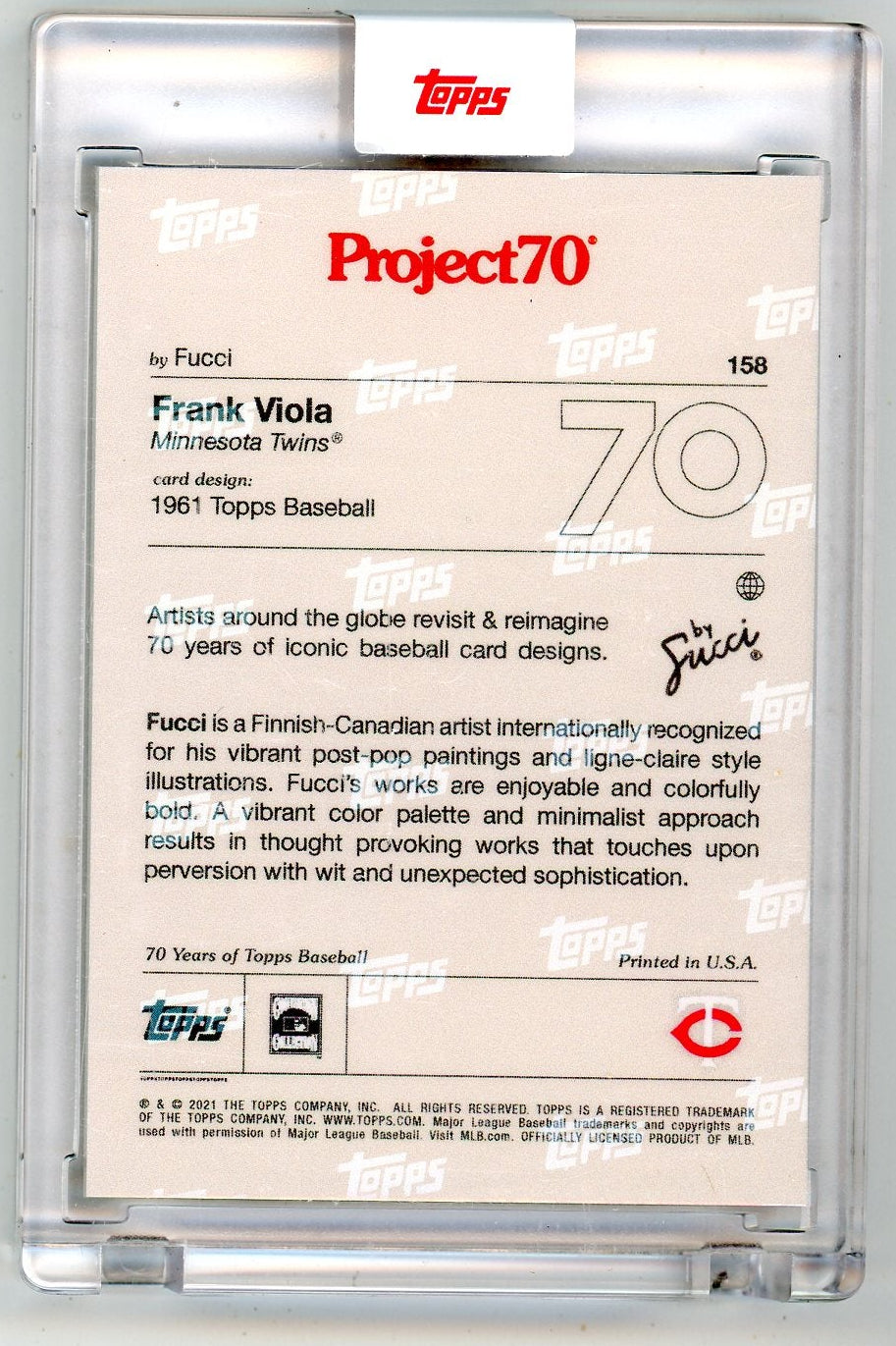 Frank Viola Project70 by Fucci #158 /1271