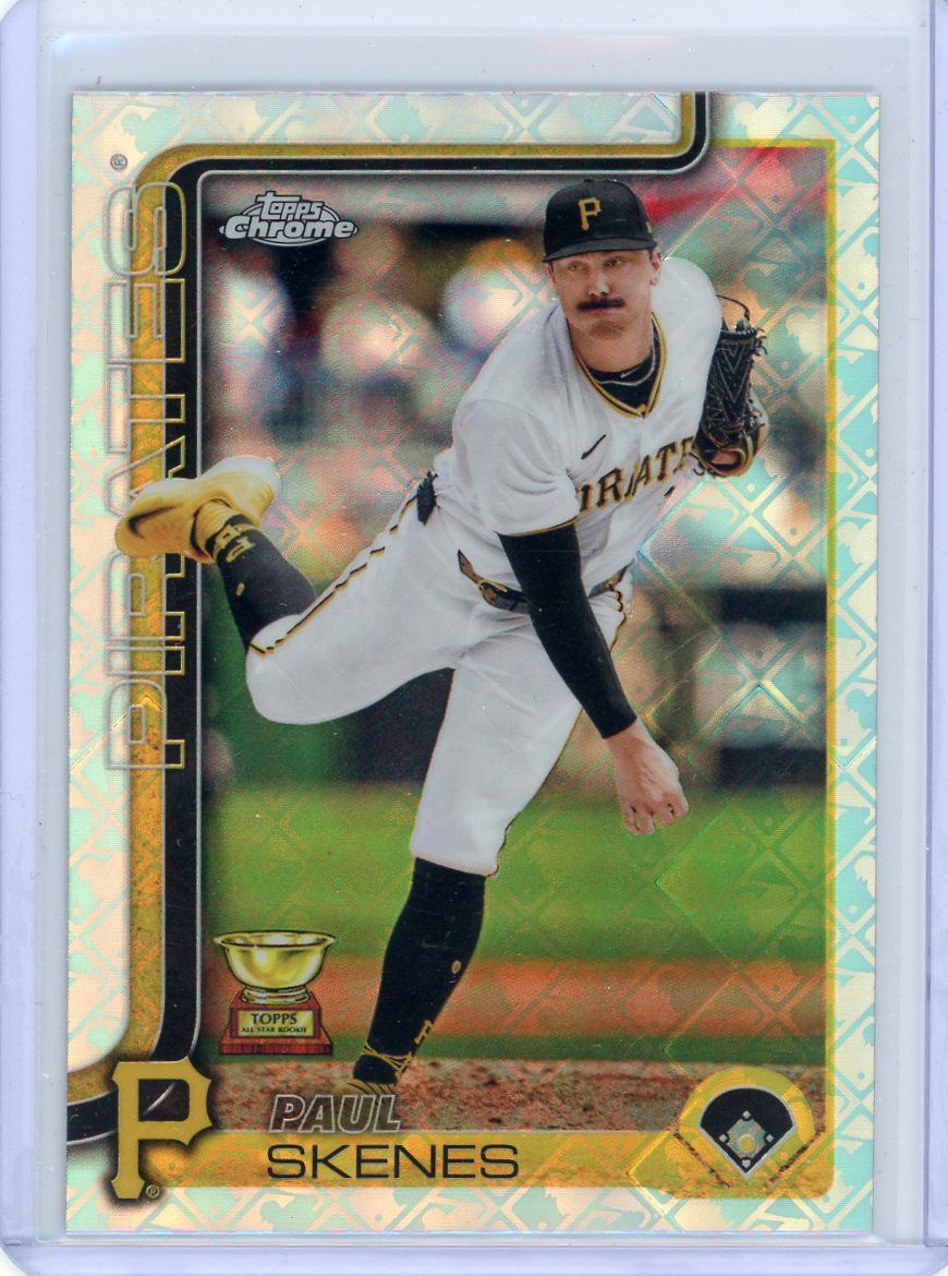 Paul Skenes 2025 Topps Chrome Logofractor Refractor