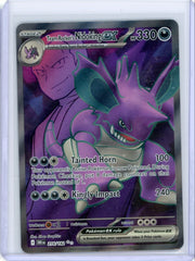 Team Rocket's Nidoking ex Pokemon Destined Rivals Ultra Rare 216/182