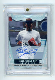 Elijah Green 2023 Upper Deck Goodwin Champions Exquisite autograph rookie card #'d 65/99