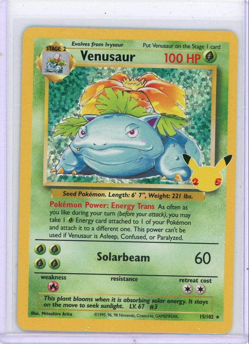 Venusaur Pokémon Celebrations Classic Collection Holo #15/102