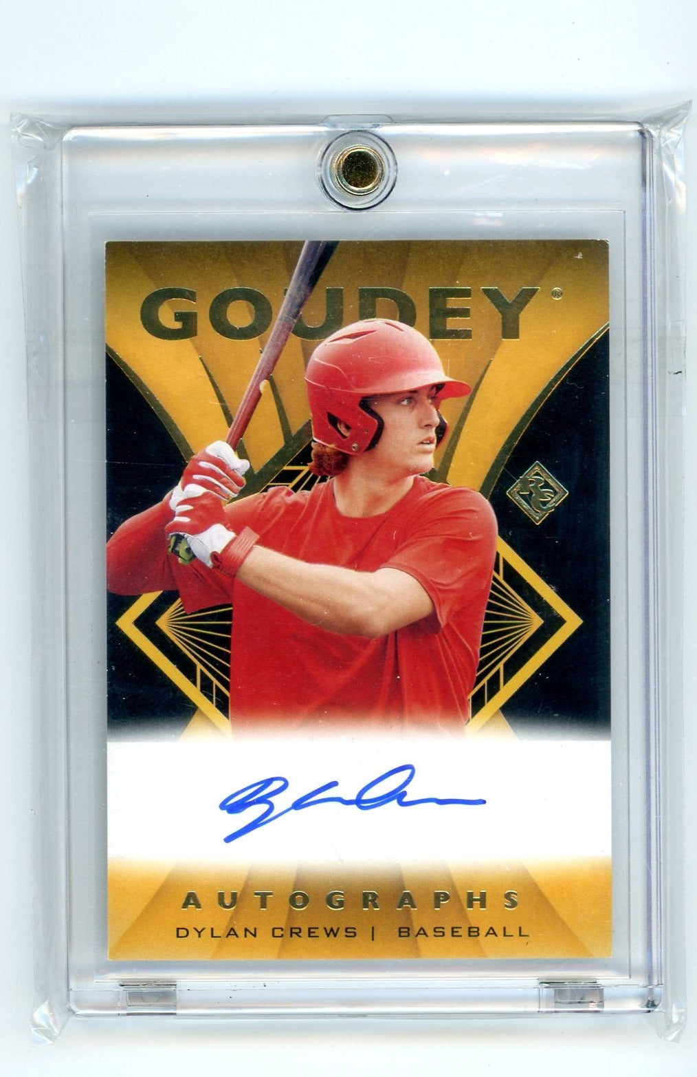 Dylan Crews 2023 Upper Deck Goodwin Champions Goudey autograph rookie card