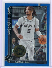 Stephon Castle 2025-26 Topps Blue Foil #'d 071/150
