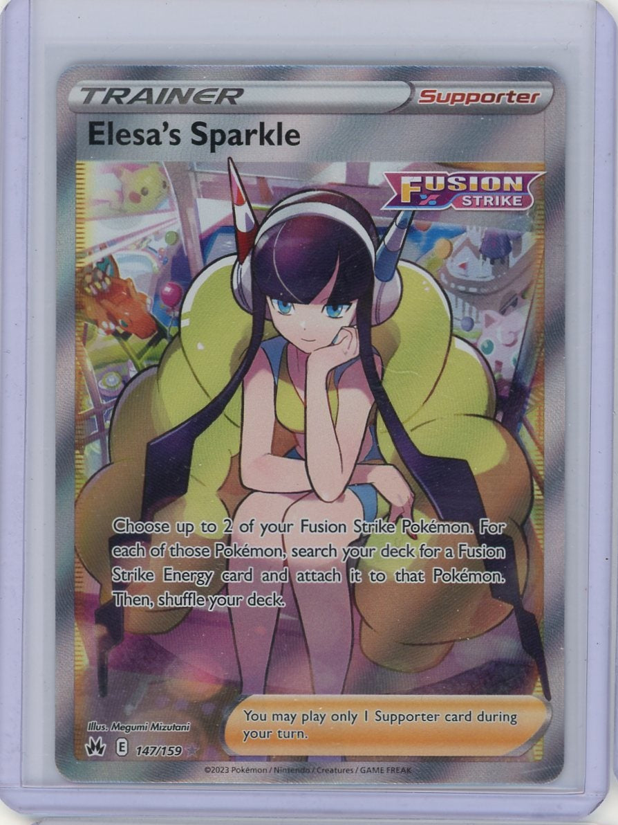 Elesa's Sparkle Pokémon Crown Zenith Ultra Rare #147/159