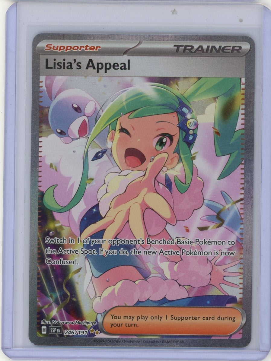 Lisia's Appeal Pokémon Surging Sparks Special Illustration Rare #246/191