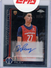 Will Riley 2025-26 Topps Chrome Rookie Autograph