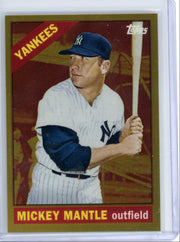 Mickey Mantle 2012 Topps 1966 Reprint Gold Refractor