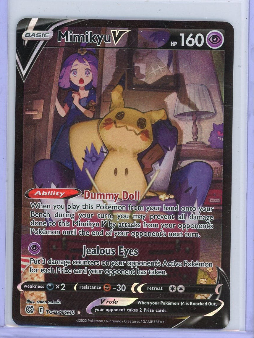 Mimikyu V Pokémon Brilliant Stars Trainer Gallery #TG16/TG30