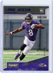 Lamar Jackson 2018 Panini Playoff Goal Line RC