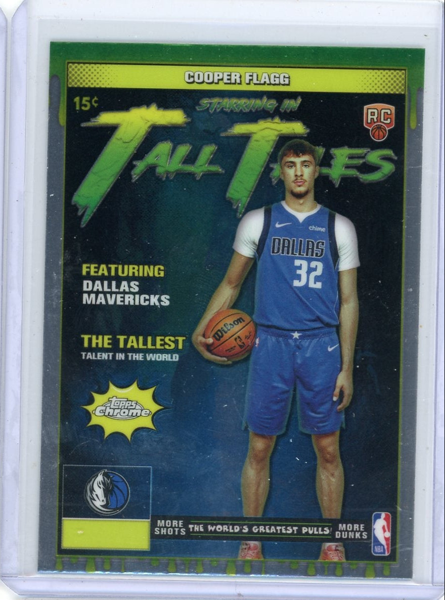 Cooper Flagg 2025-26 Topps Chrome Tall Tales rookie card