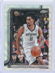 Dylan Harper 2025-26 Topps Chrome wave refractor rookie card