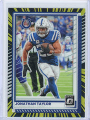 Jonathan Taylor 2025 Panini Donruss Optic Electricity prizm #'d 56/75