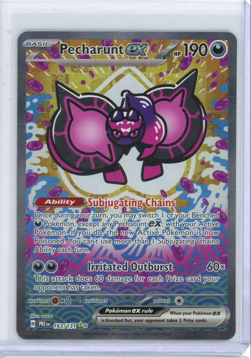Pecharunt ex Pokémon Prismatic Evolution Special Illustration Rare #163/094