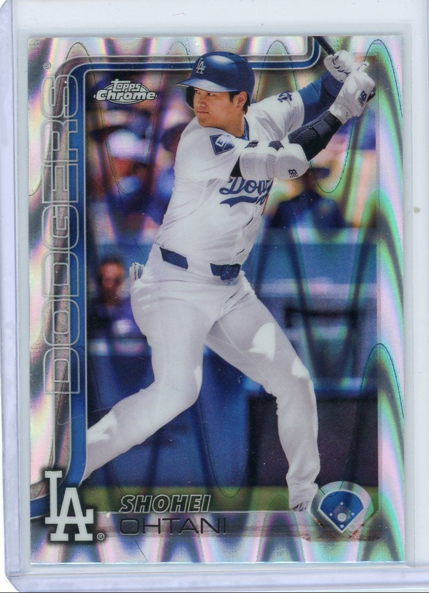 Shohei Ohtani 2025 Topps Chrome Ray Wave Refractor