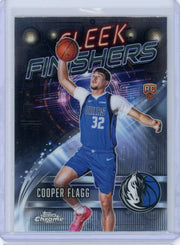 Cooper Flagg 2025-26 Topps Chrome Sleek Finishers rookie card