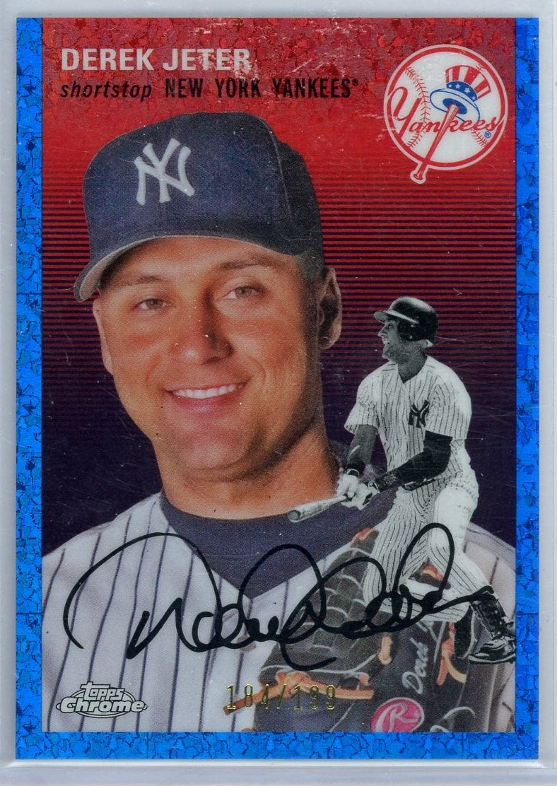Derek Jeter Topps Chrome #396 /199