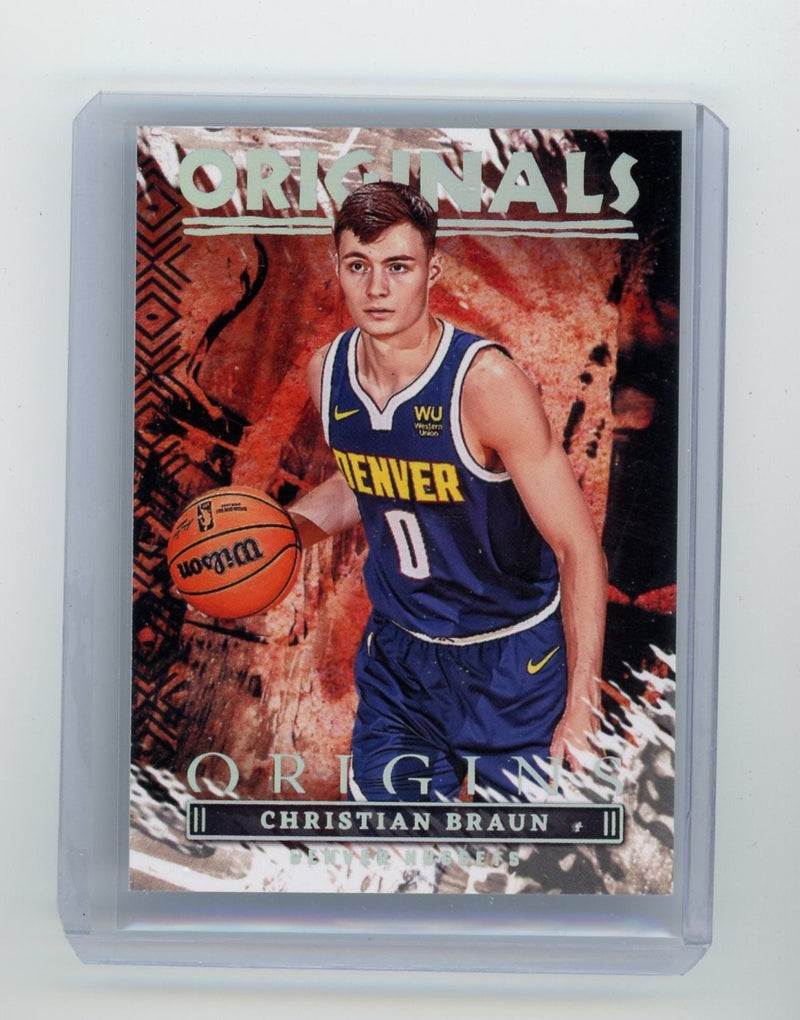 Christian Braun 2022-23 Panini Origins Originals rookie card