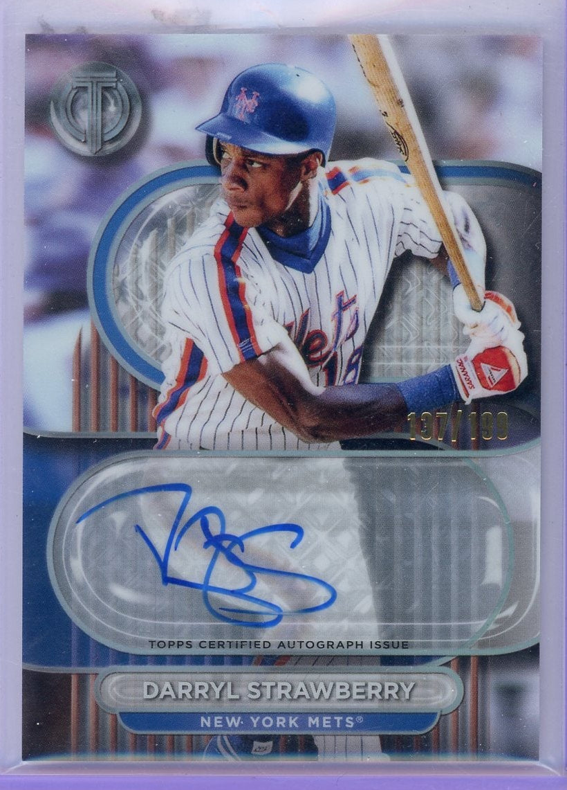 Darryl Strawberry Topps Tribute #TA-DST /199
