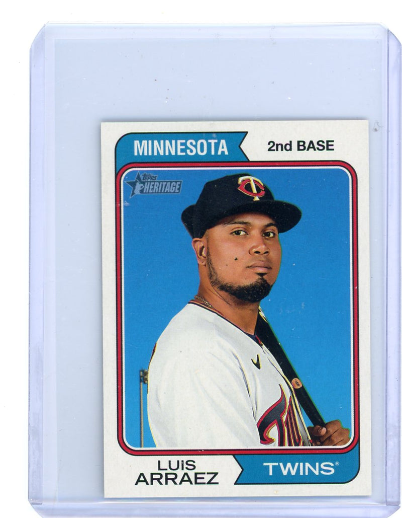 Luis Arraez 2023 Topps Heritage mini 