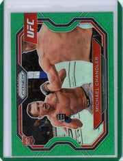 Michael Chandler 2021 Panini Prizm green prizm rookie card