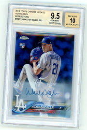Walker Buehler 2018 Topps Chrome Update Autograph Refractors BGS 9.5/10
