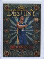 Derik Queen 2025-26 Topps Chrome Destiny refractor rookie card