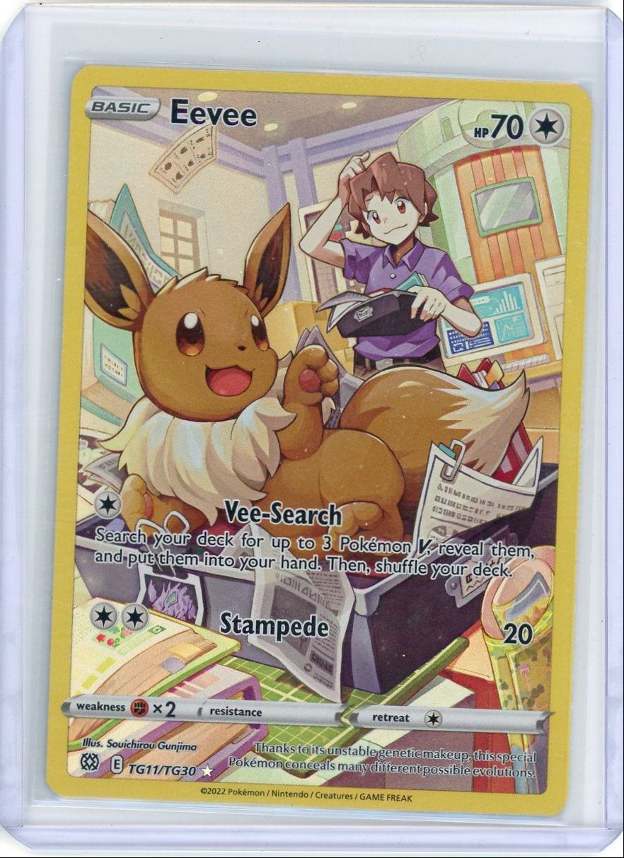 Eevee Pokémon Brilliant Stars Trainer Gallery #TG11/TG30