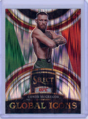 Conor McGregor 2023 Panini Select Global Icons shock prizm
