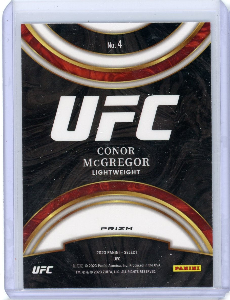 Conor McGregor 2023 Panini Select Global Icons shock prizm