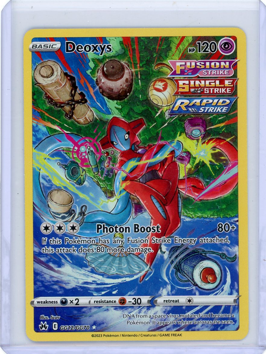 Deoxys Pokémon Crown Zenith Ultra Rare #GG12/GG70