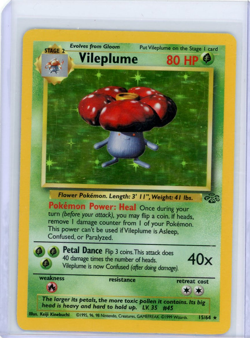 Vileplume 1999 Pokemon Jungle rare holo 