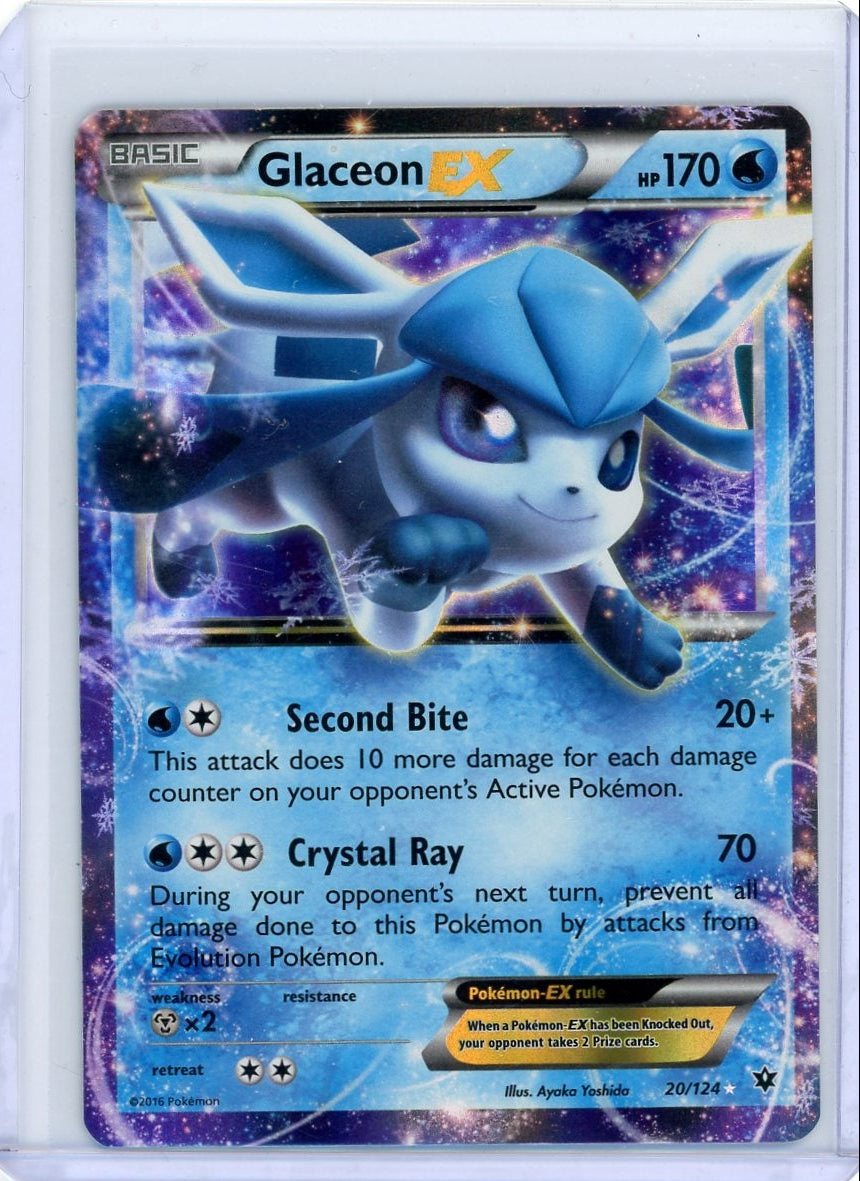 Glaceon EX 2016 Pokemon Fates Collide #20/124
