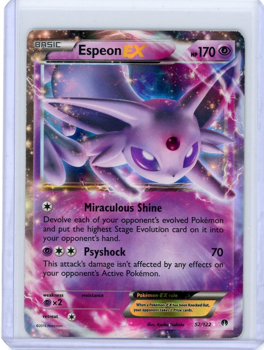 Espeon EX 2016 Pokemon BREAKpoint #52/122
