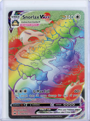 Snorlax VMAX 2020 Pokemon Sword & Shield Ultra rainbow rare holo #206/202 LP