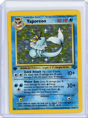 Vaporeon 1999 Pokemon Jungle 1st Edition holo #12/64 LP/MP