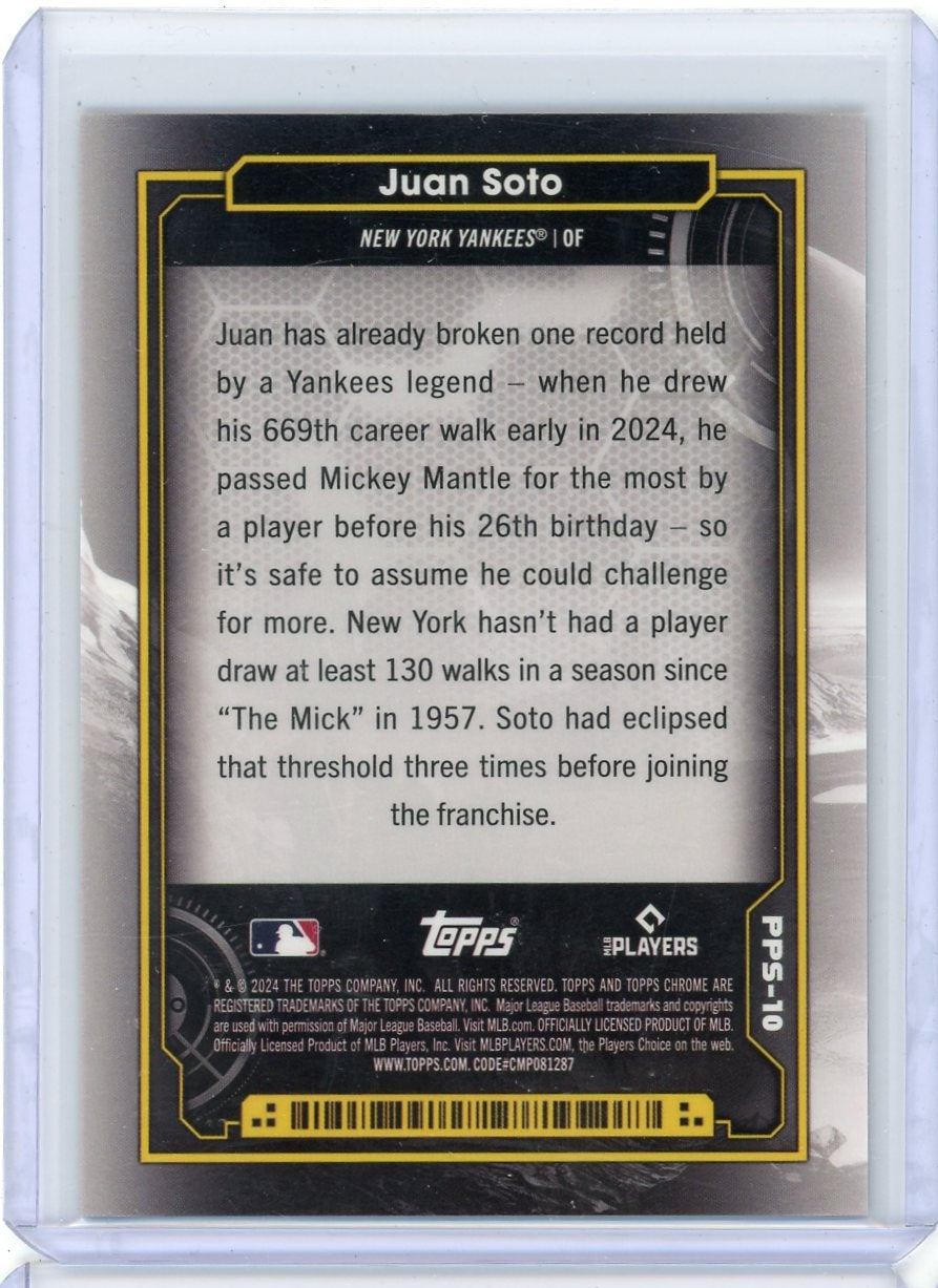 Juan Soto 2024 Topps Chrome Cosmic The Sun