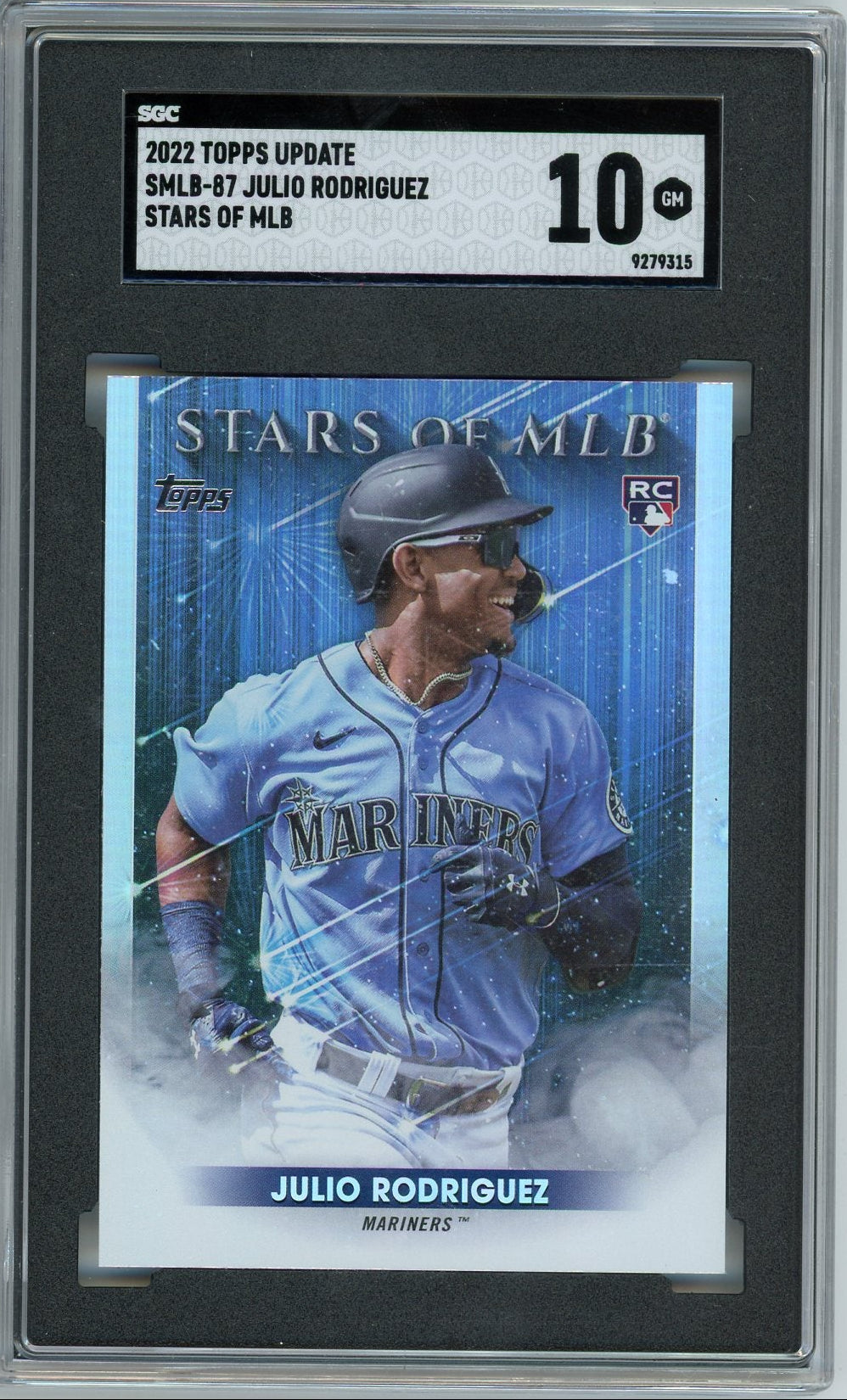 Julio Rodriguez 2022 Topps Update Stars of MLB SGC 10