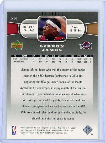 LeBron James 2004-05 Upper Deck #26