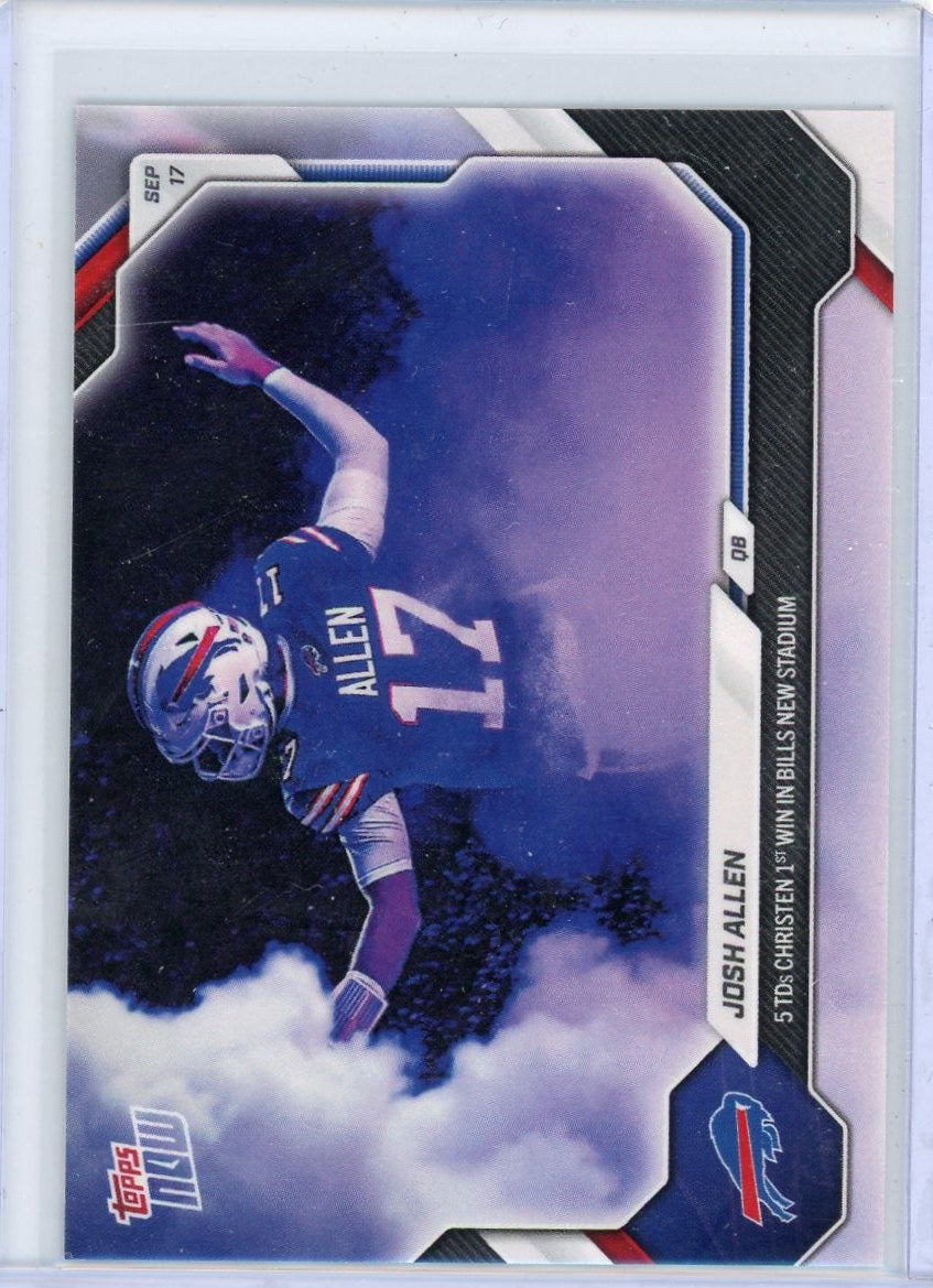 Josh Allen 2026 Topps Now Short Print NFL #19-SP