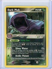 Dark Muk Pokémon EX Team Rocket Returns Non Holo Rare #16/109